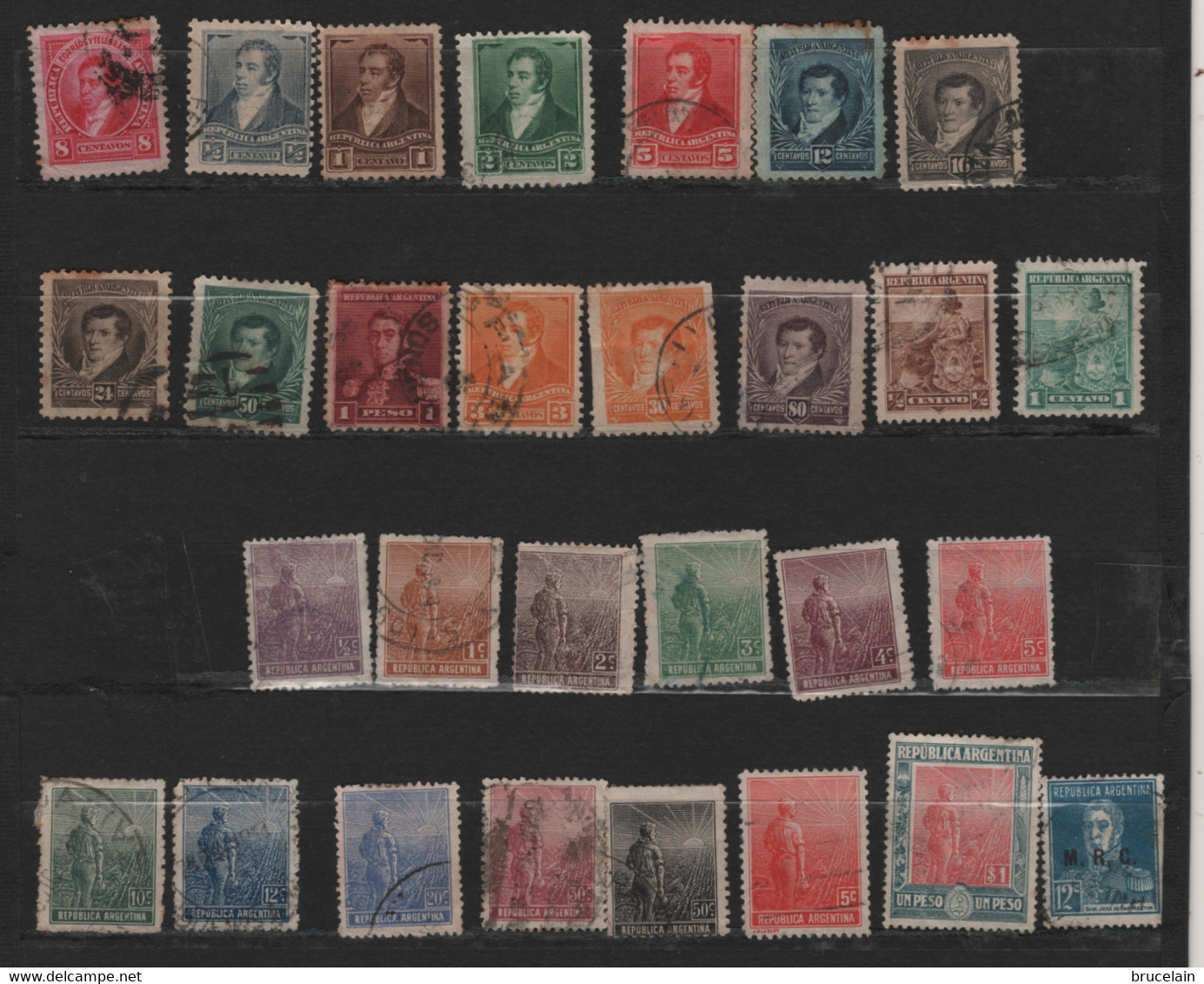 ARGENTINE -  Lot De Timbres Années 1867 à 1922 - O - - Lots & Serien