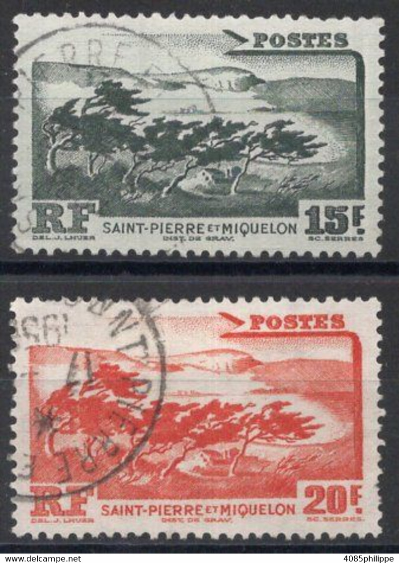 St Pierre Et Miquelon Timbre-poste N°341 Oblitéré TB Cote : 5€25 - Usati