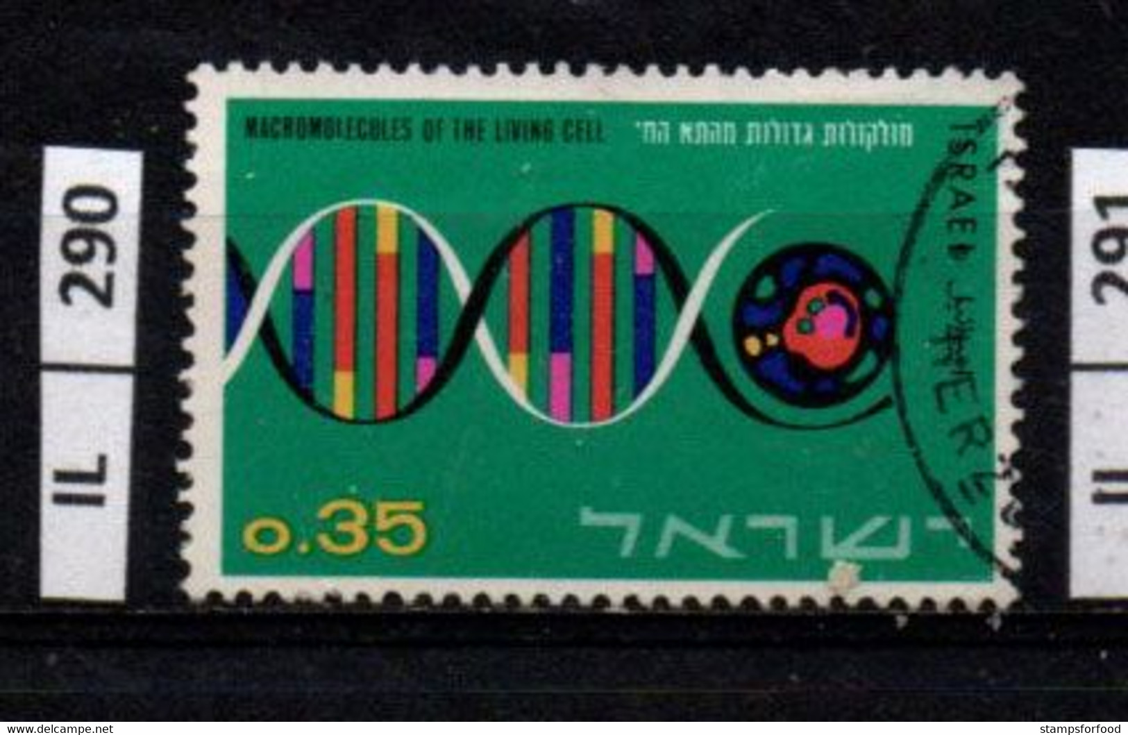 ISRAELE      1964   Contributo Alla Scienza  0,35 Usato - Gebruikt (zonder Tabs)