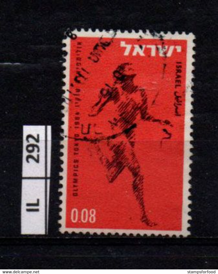 ISRAELE      1964   Olimpiadi  Tokio 0,08 Usato - Gebruikt (zonder Tabs)