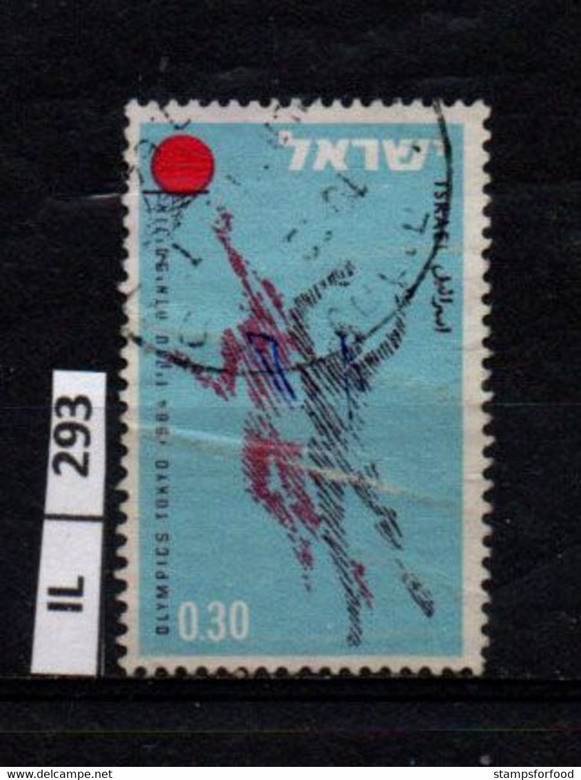 ISRAELE      1964  Olimpiadi  Tokio 0,30 Usato - Gebruikt (zonder Tabs)