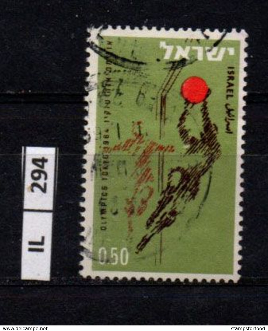 ISRAELE      1964  Olimpiadi  Tokio 0,50 Usato - Gebraucht (ohne Tabs)