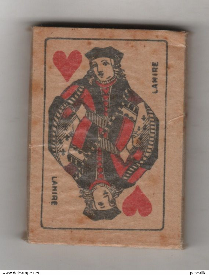 MINI JEU DE 32 CARTES PUBLICITAIRES SOUS EMBALLAGES / LE VERNICIRE POUR MEUBLES ET PARQUETS - 5 X 3.5 Cm - 32 Carte