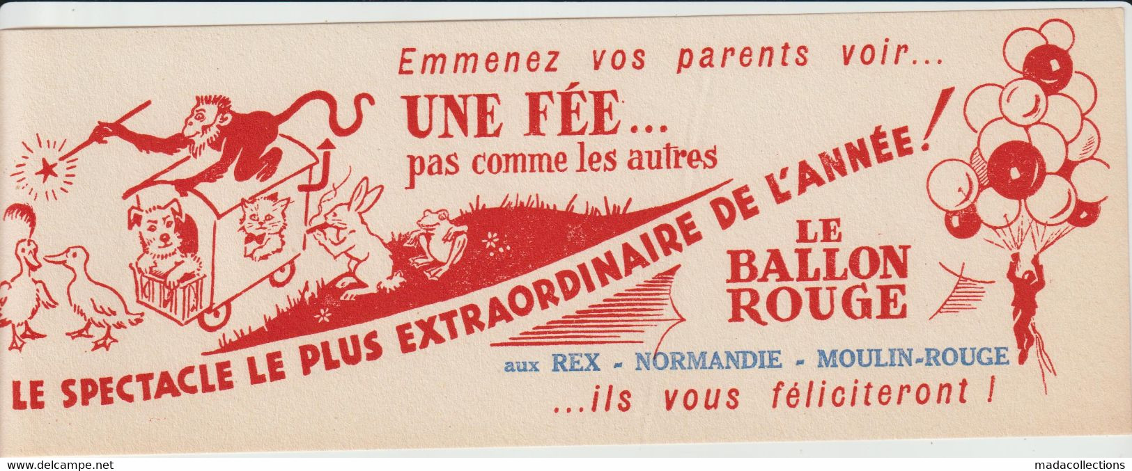 Aux Rex - Normandie - Moulin Rouge  ; Le Ballon Rouge , Une Fée Pas Comme Les Autres - Cinema & Teatro