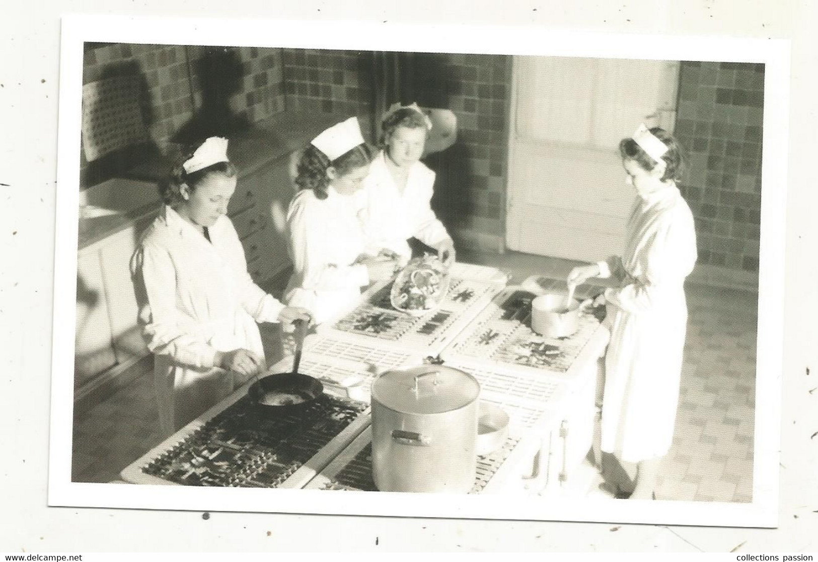 Cp,école, Musée National De L'éducation,ROUEN,INRP ,ed. Atlas , Préparation Du Repas - Schulen