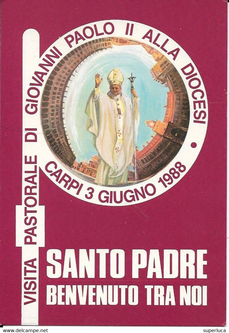 11-VISITA PASTORALE GIOVANNI PAOLO II-CARPI 3 GIUGNO 1988 - Carpi