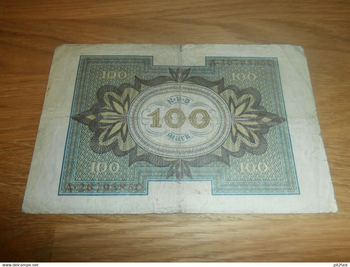 Reichsbanknote Hundert Mark Berlin 1920 Reichsbankdirektorium !!! - 100 Mark