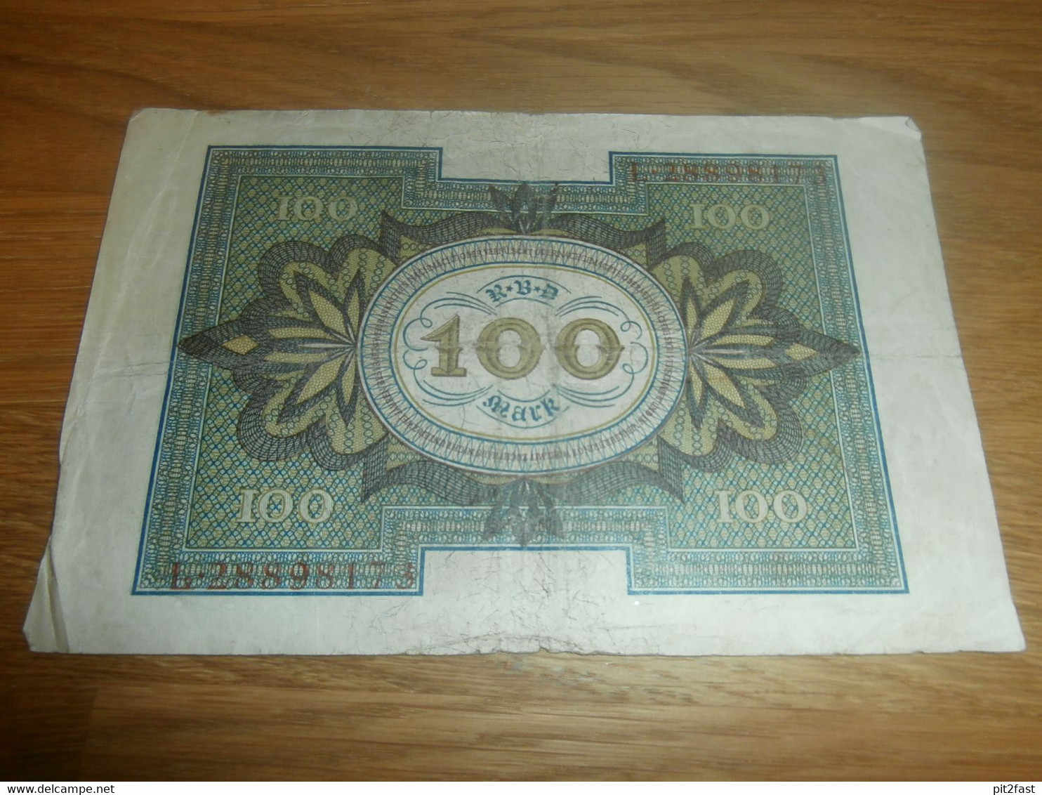 Reichsbanknote Hundert Mark Berlin 1920 Reichsbankdirektorium !!! - 100 Mark