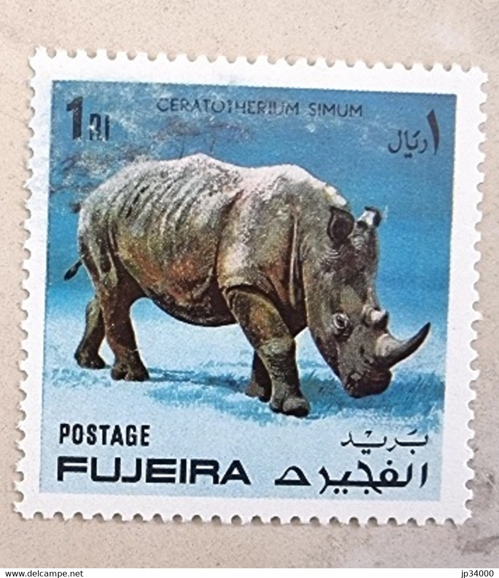 FUJEIRA Rhinocéros, Yvert N°794 ** Neuf Sans Charnière, MNH - Rhinoceros