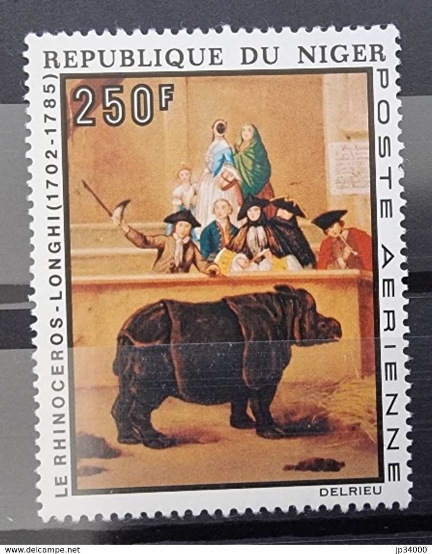 NIGER Rhinocéros,  Yvert PA 236 ** Neuf Sans Charnière, MNH - Rinocerontes