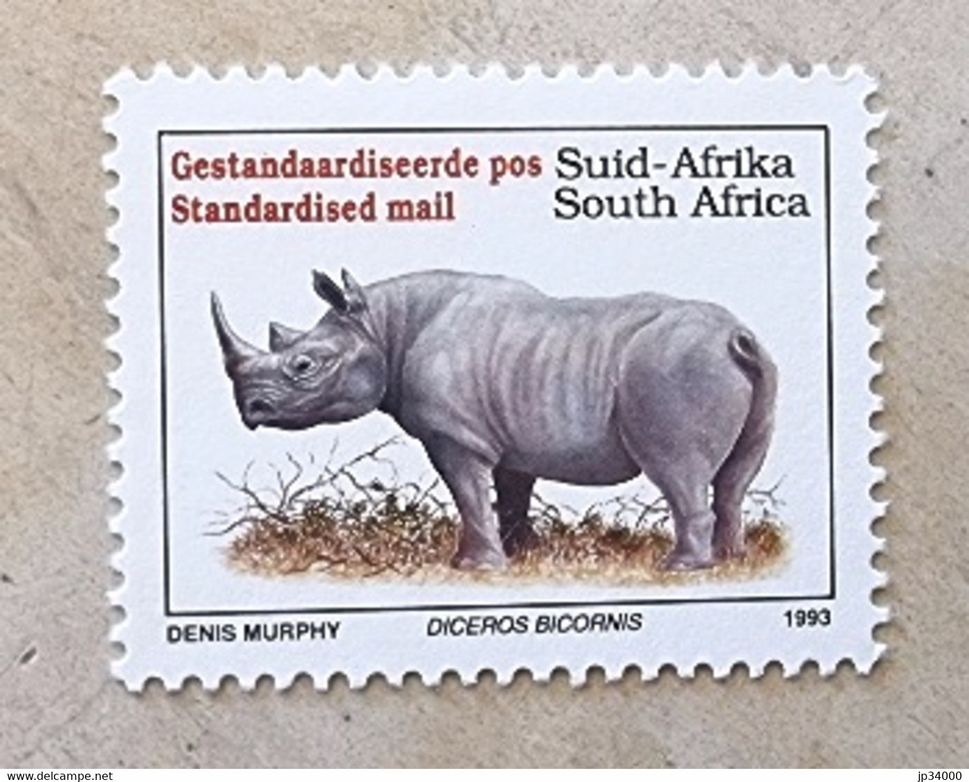 AFRIQUE DU SUD Rhinocéros, 1 Valeur Emise En 1983 ** Neuf Sans Charnière, MNH - Rhinozerosse