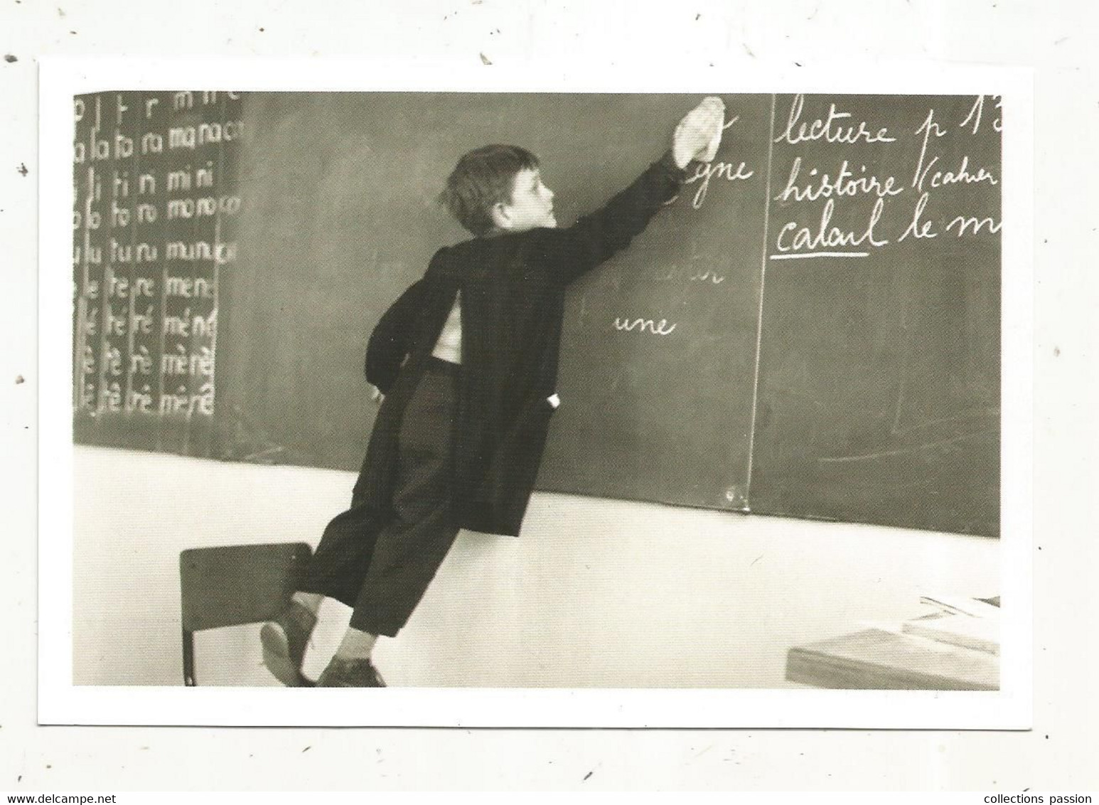 Cp,école, Musée National De L'éducation,ROUEN,INRP ,ed. Atlas , Au Tableau - Schulen