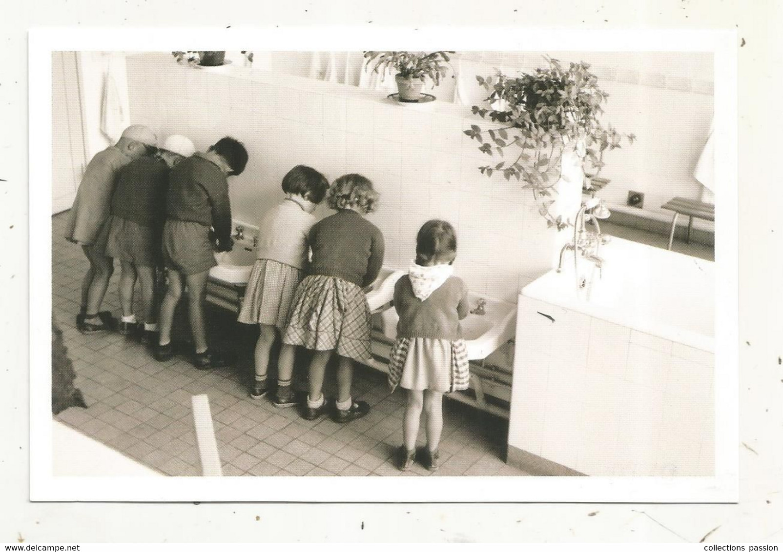 Cp,école, Musée National De L'éducation,ROUEN,INRP ,ed. Atlas , Lavage Des Mains - Schools