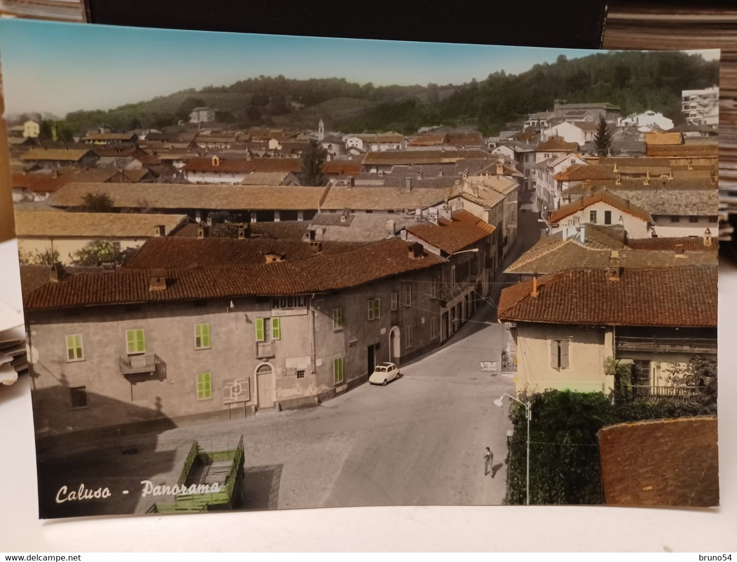 Cartolina Caluso Prov Torino  Panorama - Autres Monuments, édifices