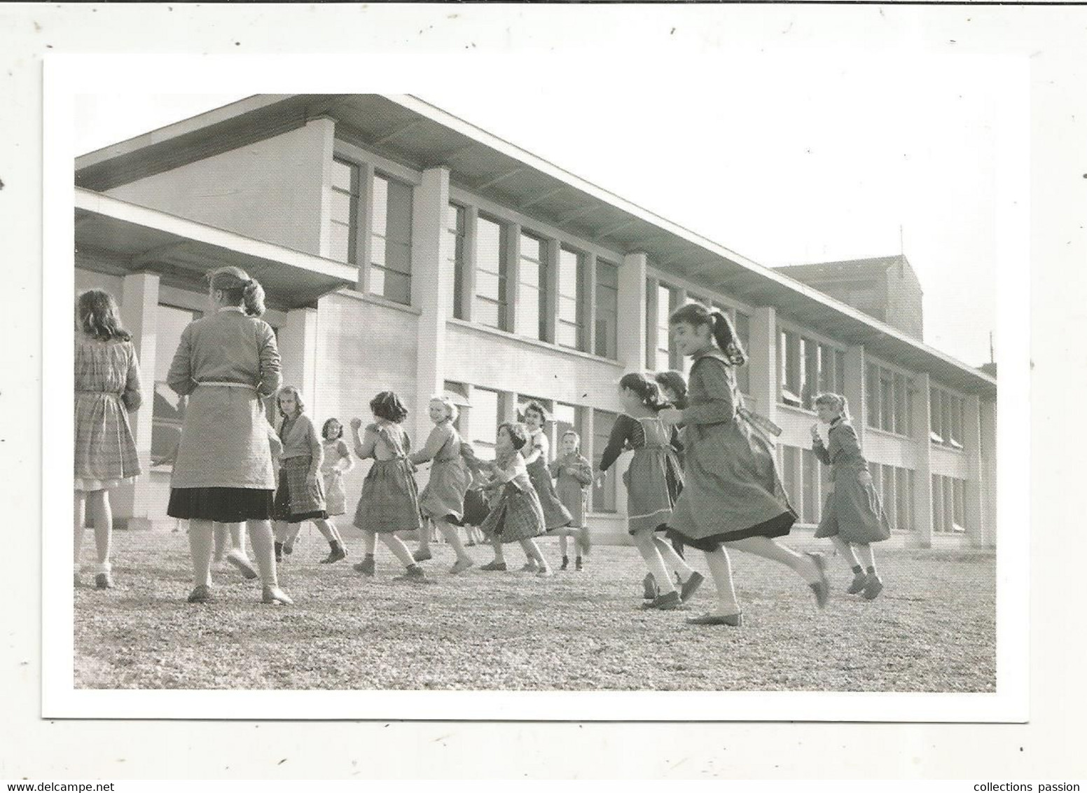 Cp,école, Musée National De L'éducation,ROUEN,INRP ,ed. Atlas , La Cour De Récréation - Schulen