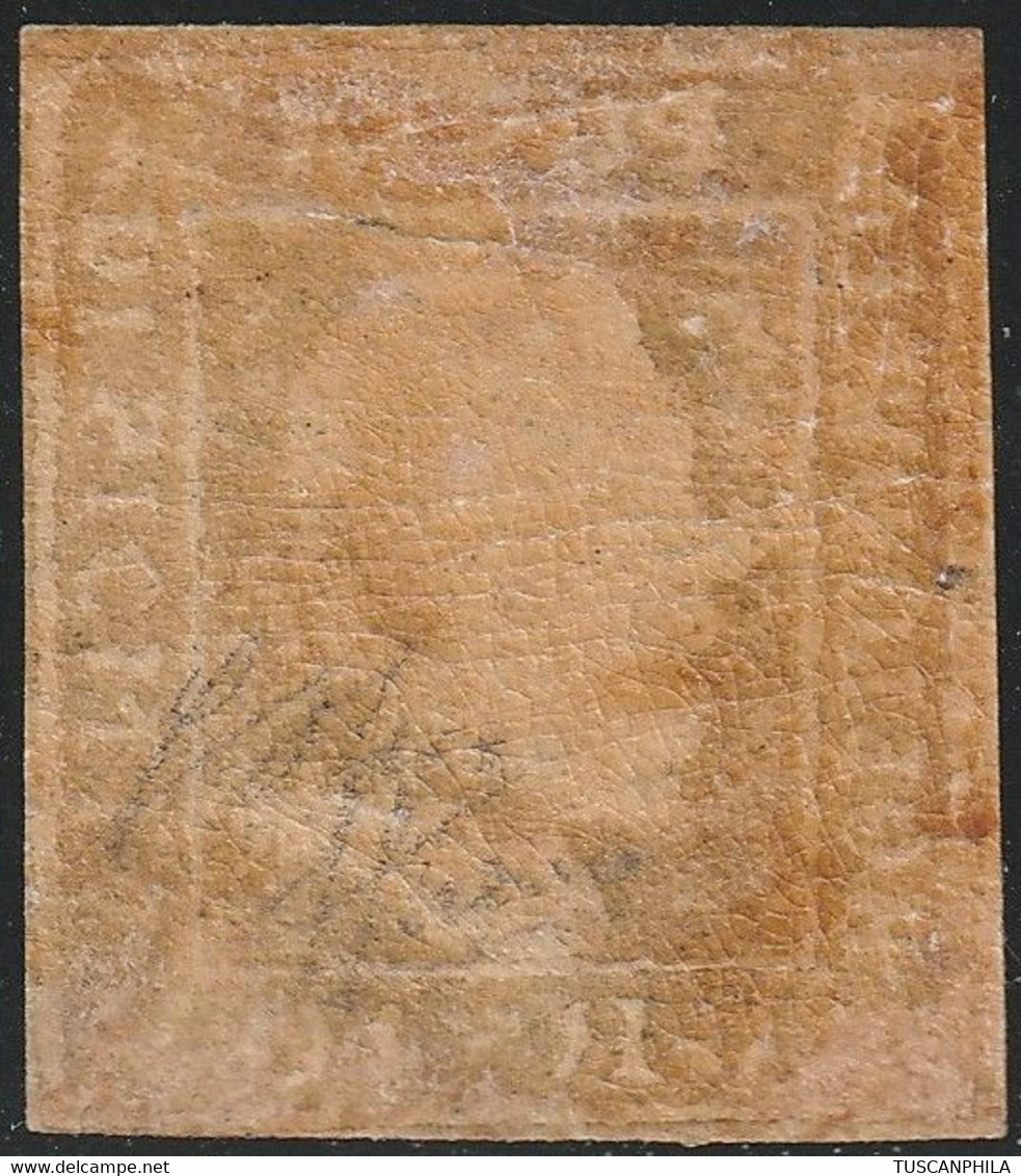 10 Gr. Indaco Sass 12b MVLH* F.Oliva, Sorani, Cert. Giulio Bolaffi Lusso - Sicilia