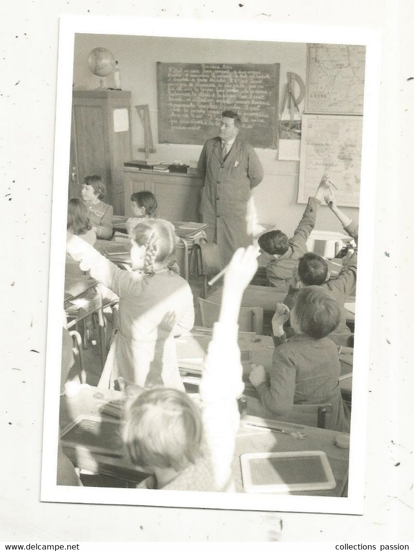 Cp,école, Musée National De L'éducation,ROUEN,INRP ,ed. Atlas , Salle De Classe - Escuelas