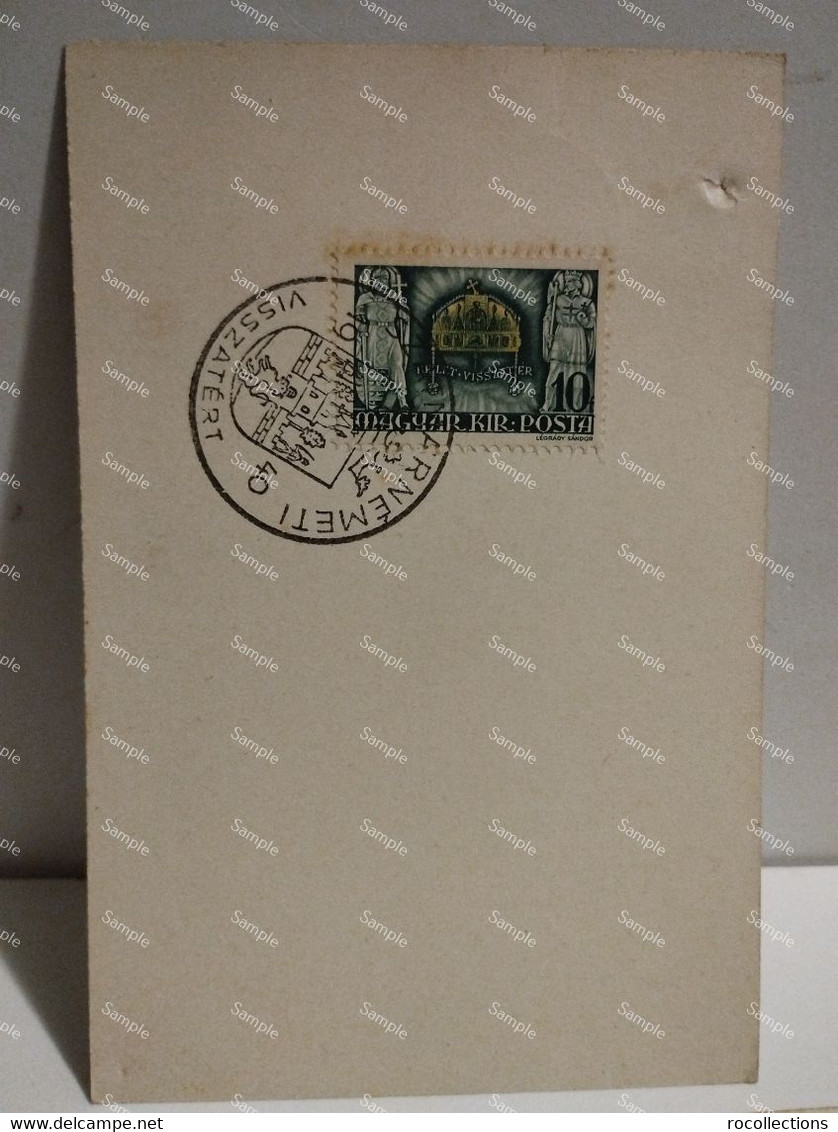 Hungary Stamp MAGYAR KIR POSTA 10 Ft. 1940 BELA MAIER Szeged - Altri & Non Classificati