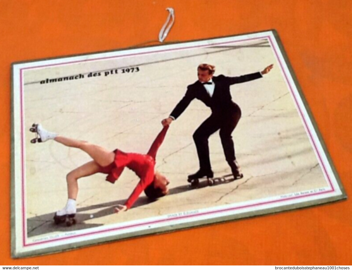 Almanach Des PTT  (1973) Patinage Artistique / Chasseurs Imprimerie Oller  Editeurs Paris-Puteaux - Big : 1971-80