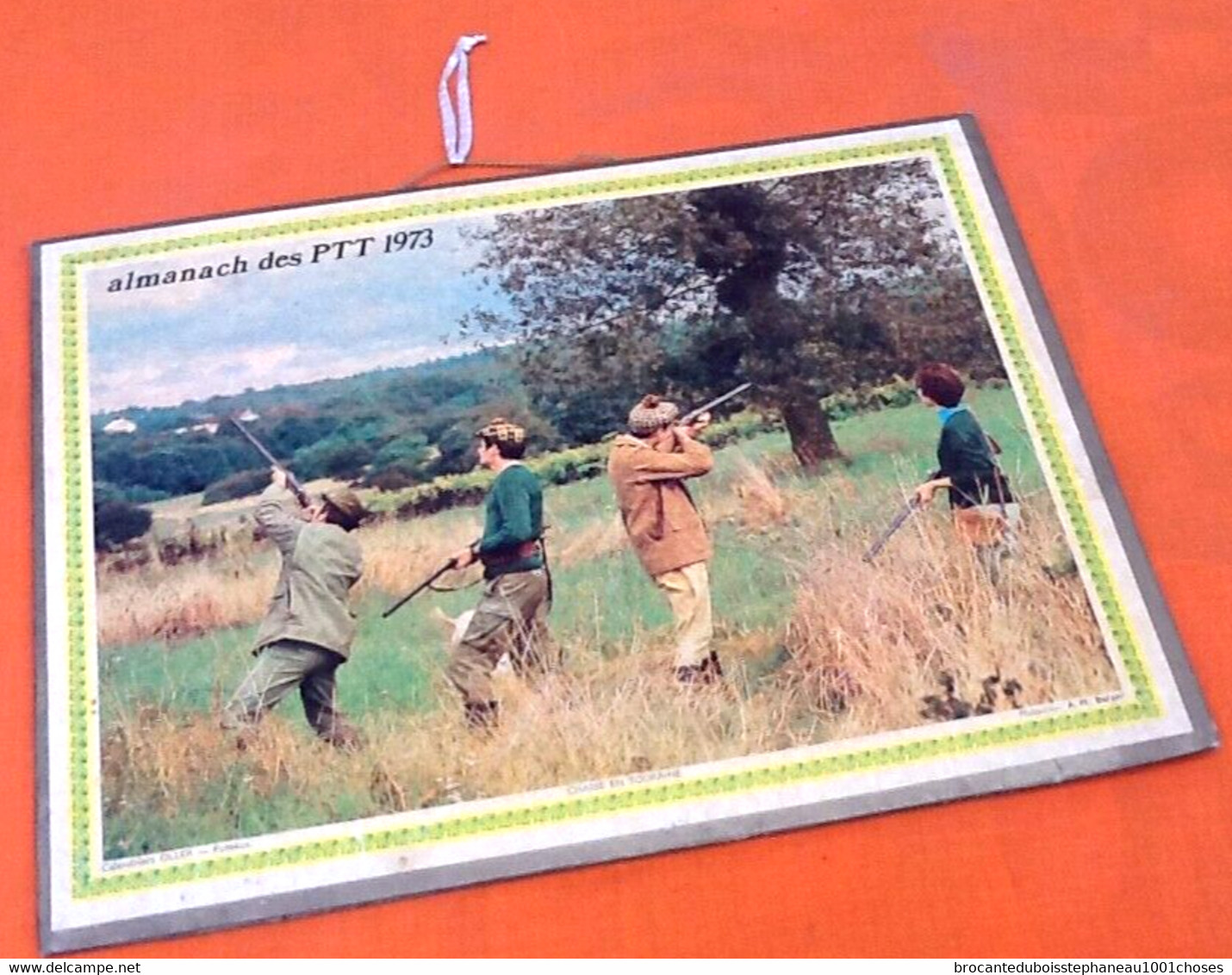 Almanach Des PTT  (1973) Patinage Artistique / Chasseurs Imprimerie Oller  Editeurs Paris-Puteaux - Big : 1971-80