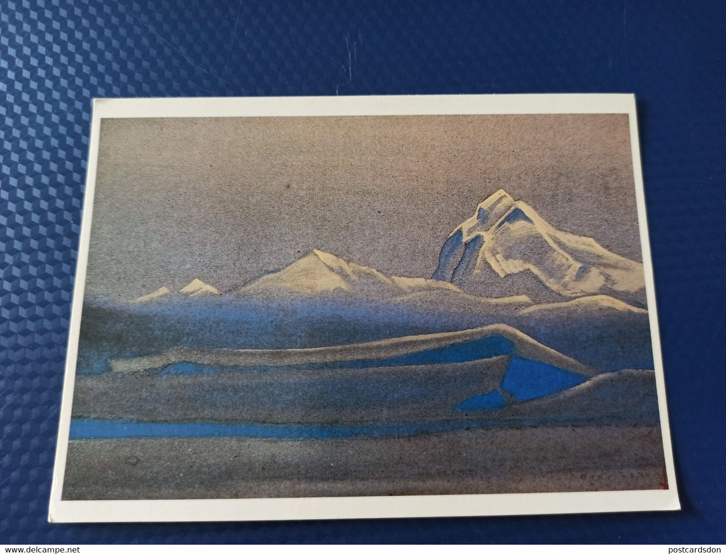 Nicholas Roerich - "Himalayas" -  HIMALAYA - Tibet -  - Old USSR PC 1980s - Tibet