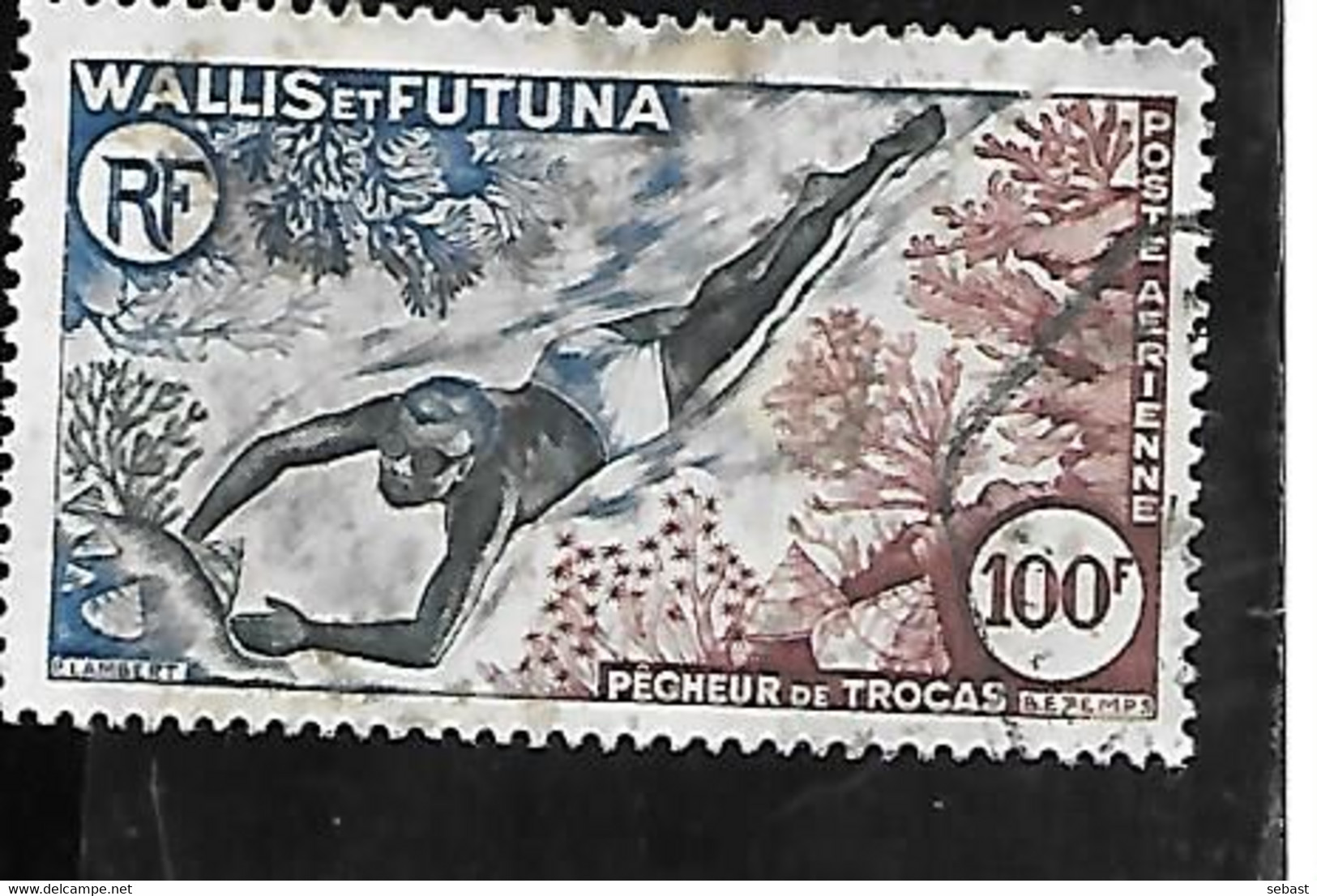 TIMBRE OBLITERE DE WALLIS ET FUTUNA DE 1962 N° MICHEL 84 - Used Stamps