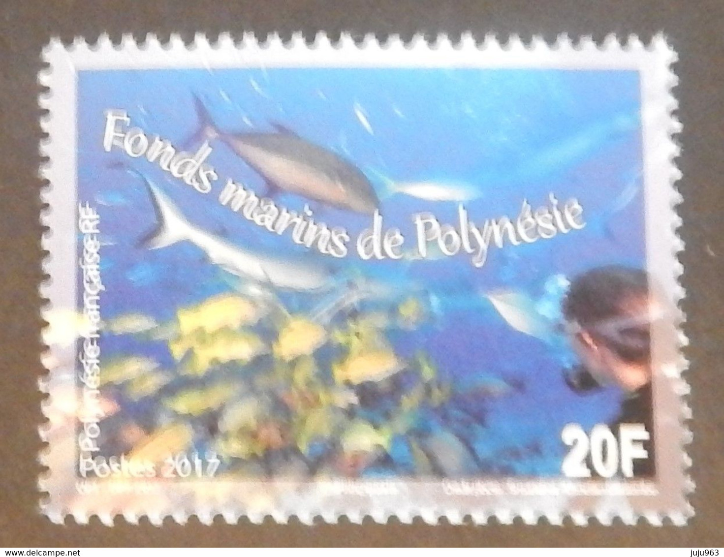 POLYNESIE FRANCAISE  YT 1152 NEUF**MNH "FONDS MARINS DE POLYNESIE" ANNÉE 2017 - Neufs