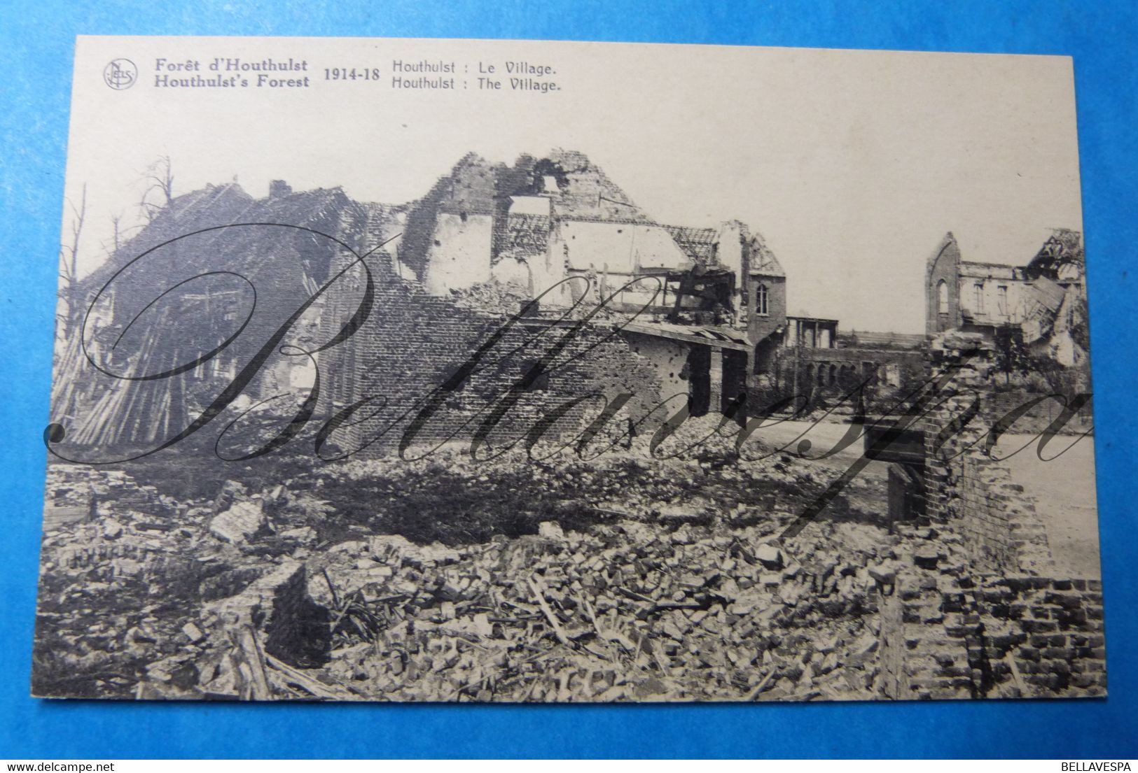 Houthulst  Lot X 17 Cpa-guerre 1914-1918 Ruins Ruines - Houthulst