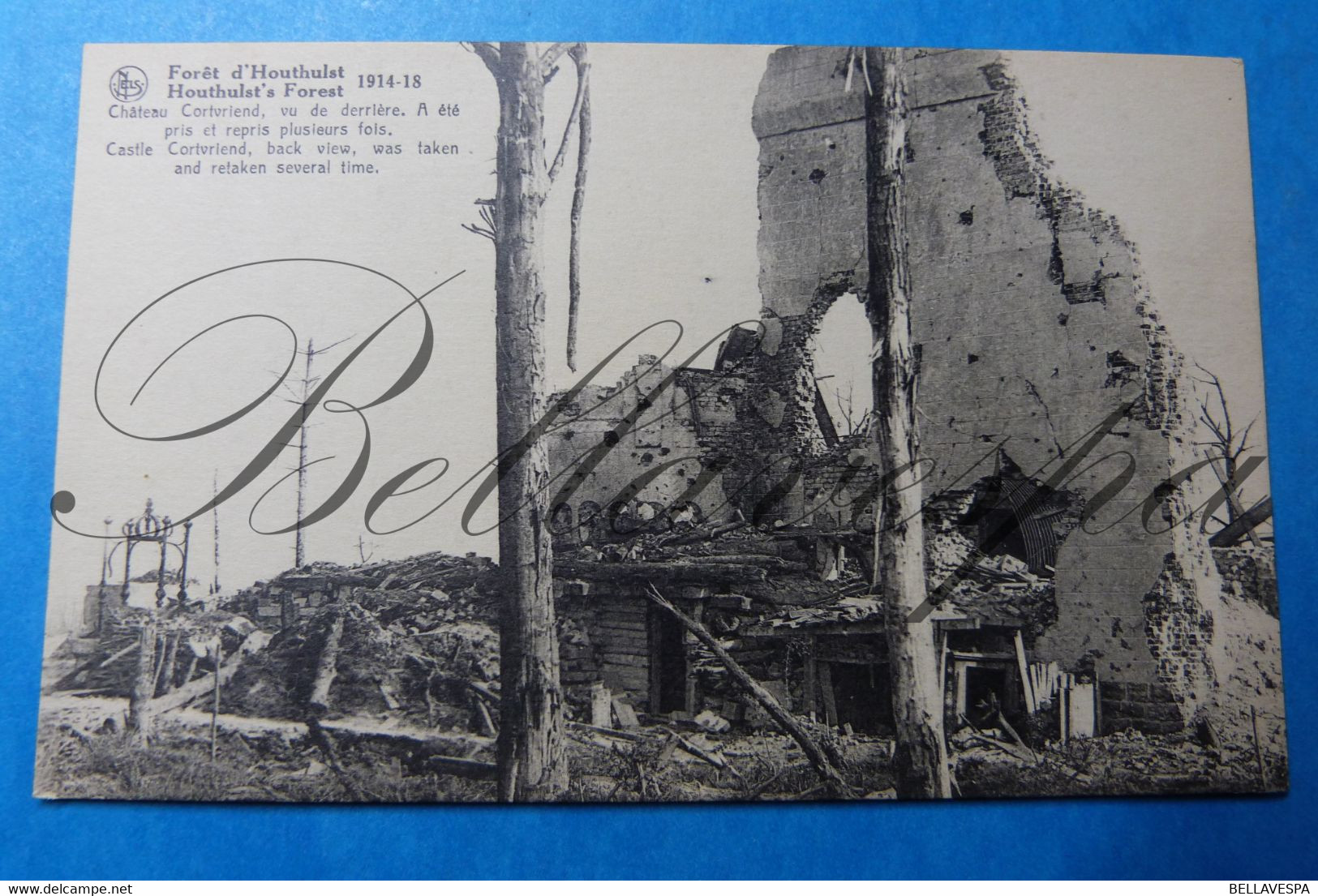 Houthulst  Lot X 17 Cpa-guerre 1914-1918 Ruins Ruines - Houthulst