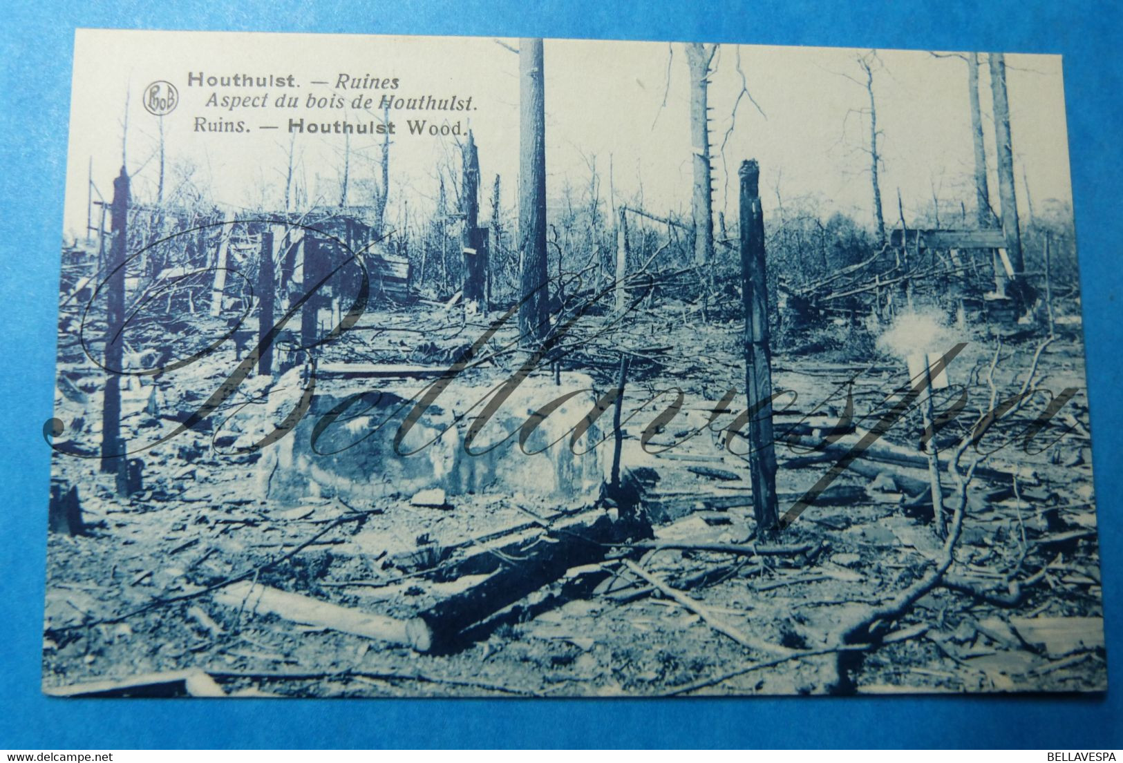 Houthulst  lot x 17 cpa-guerre 1914-1918 ruins Ruines