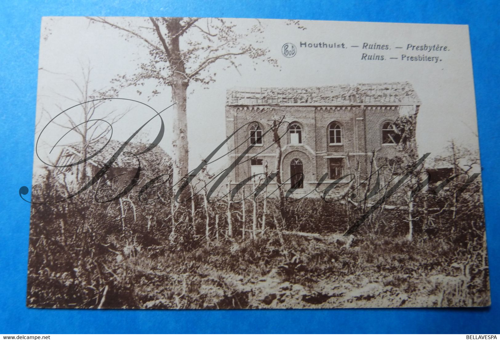 Houthulst  lot x 17 cpa-guerre 1914-1918 ruins Ruines