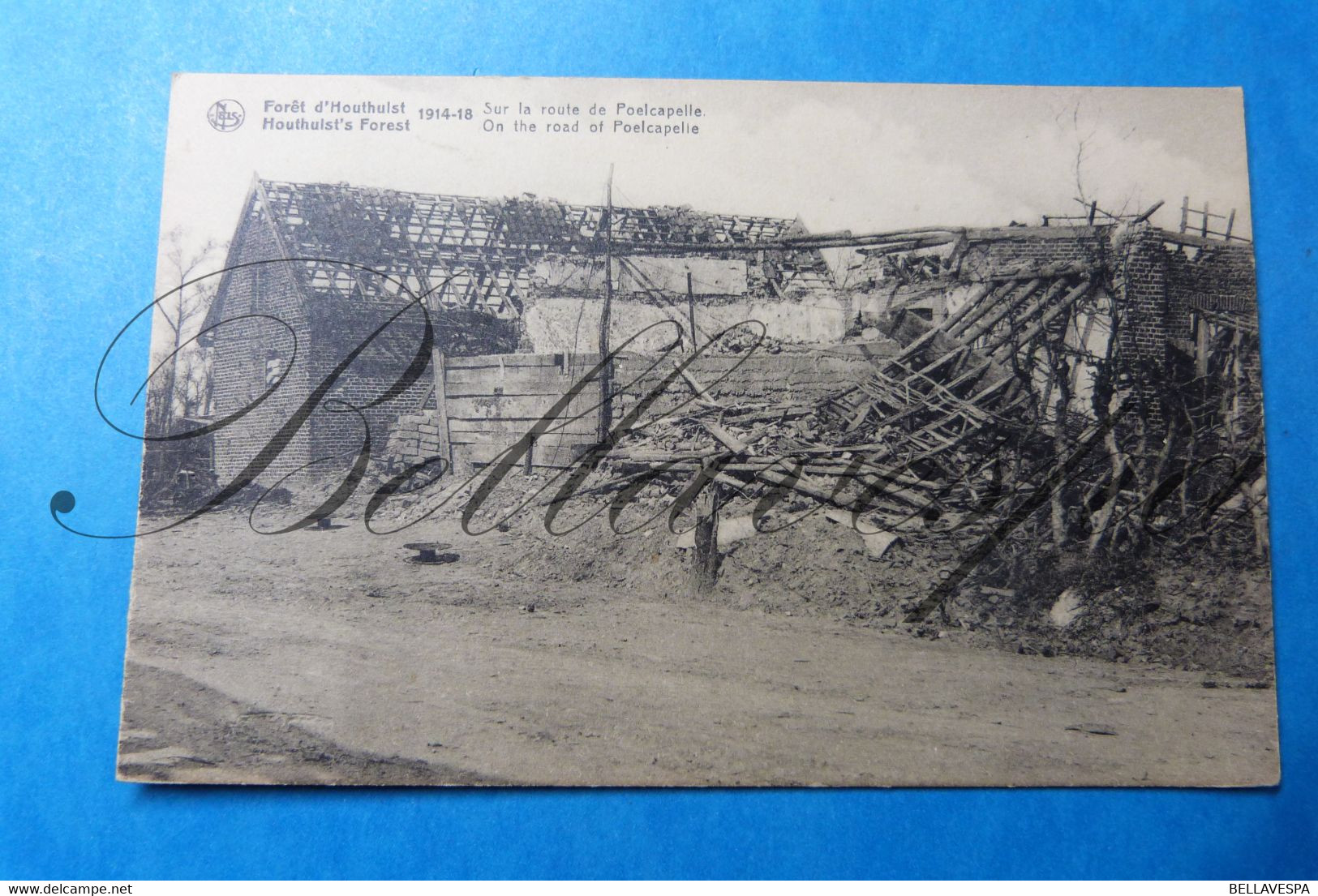 Houthulst  lot x 17 cpa-guerre 1914-1918 ruins Ruines