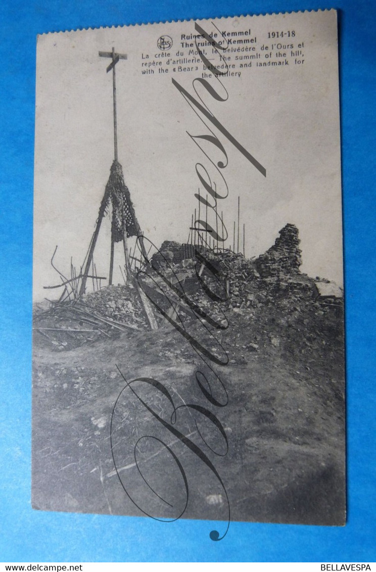 Houthulst  lot x 17 cpa-guerre 1914-1918 ruins Ruines