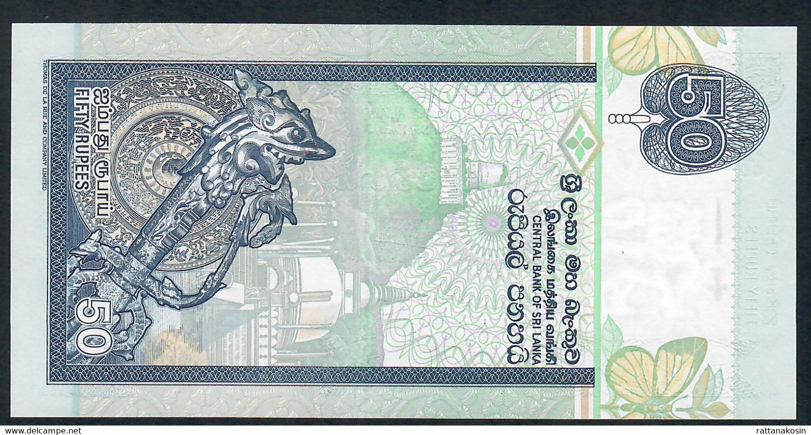 SRI LANKA  P117a 50 RUPEES  2001  #K/165     UNC. - Sri Lanka