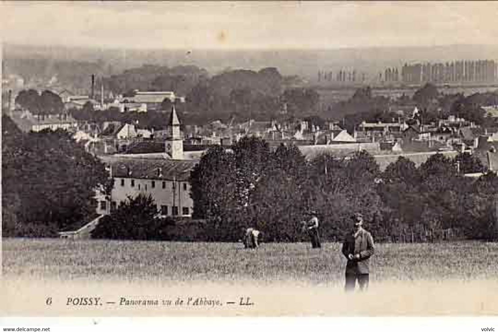 78 - POISSY - Panorama Vu De L'Abbaye - Poissy