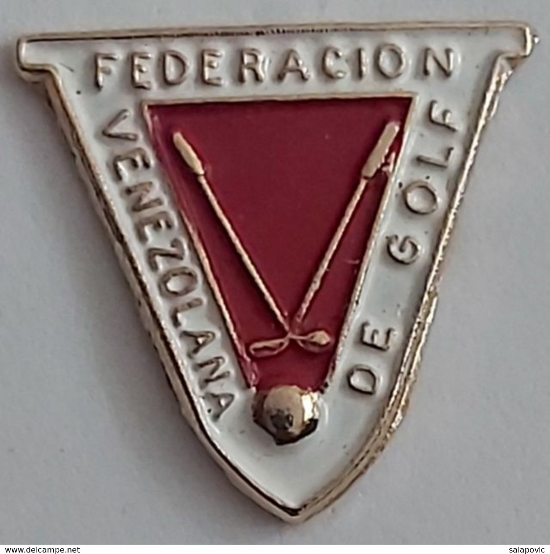 Federación Venezolana De Golf FVG Venezuela Gymnastics Federation Association Union  PIN A11/5 - Golf