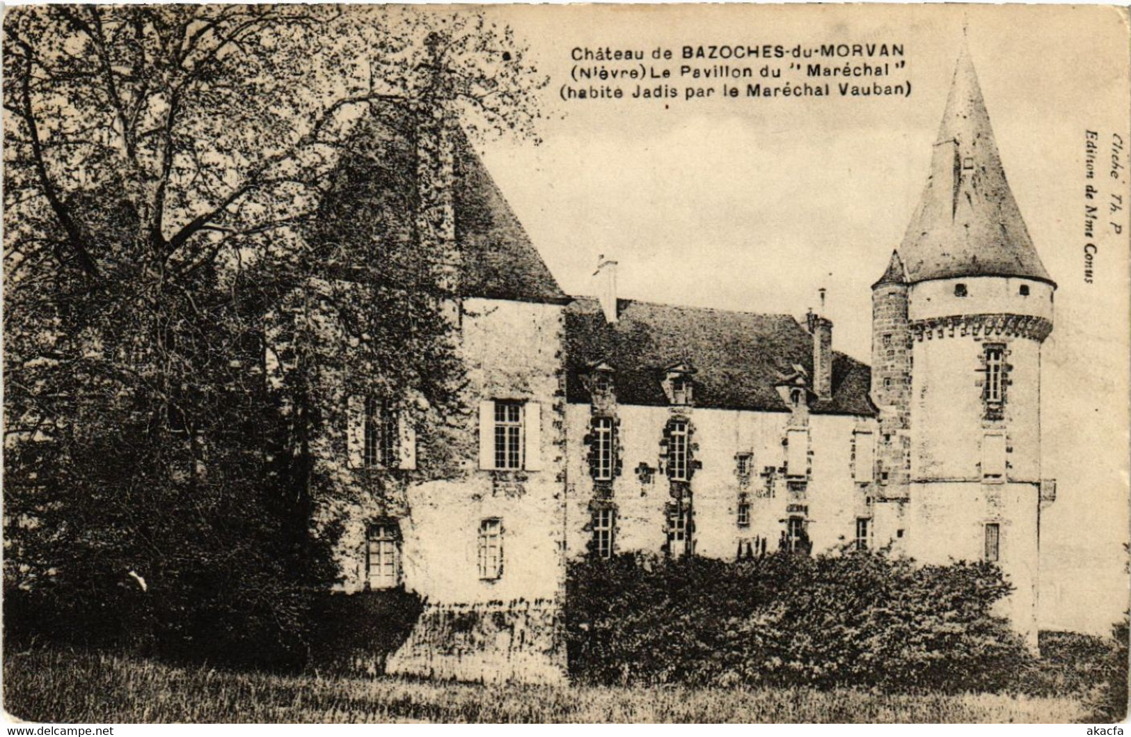 CPA AK Chateau De BAZOCHES-du-MORVAN - Le Pavillon Du Marechal (456688) - Bazoches