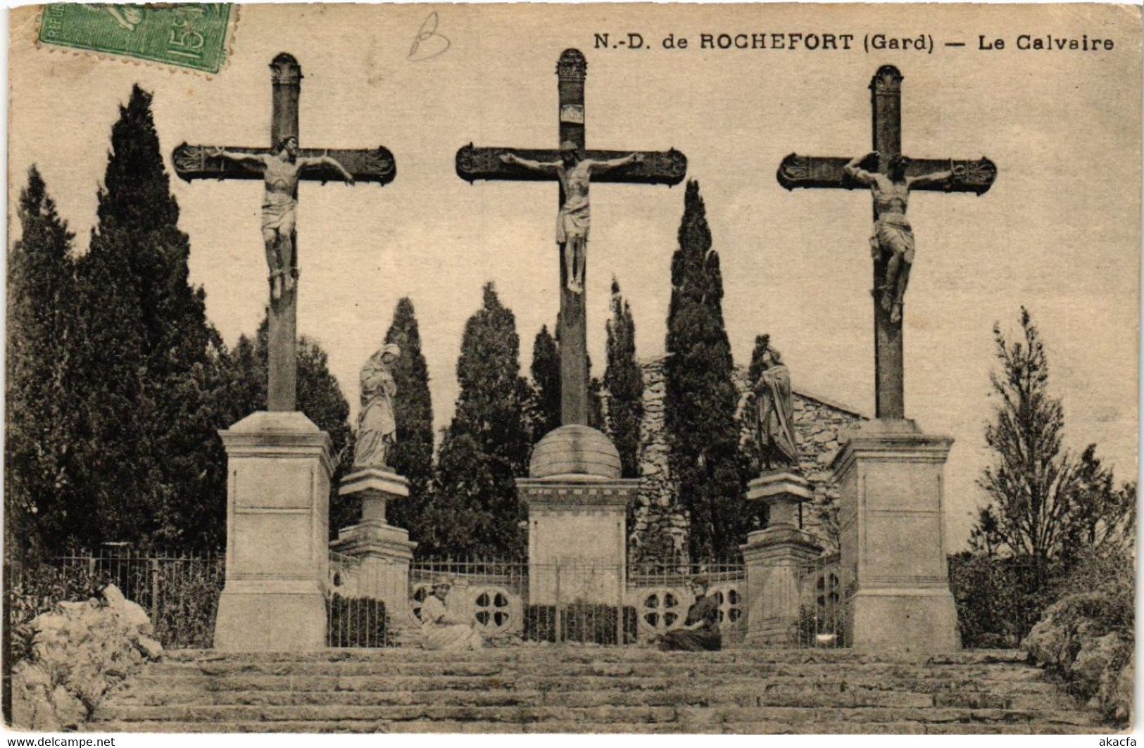 CPA N.-D. De ROCHEFORT - Le Calvaire (458816) - Rochefort-du-Gard