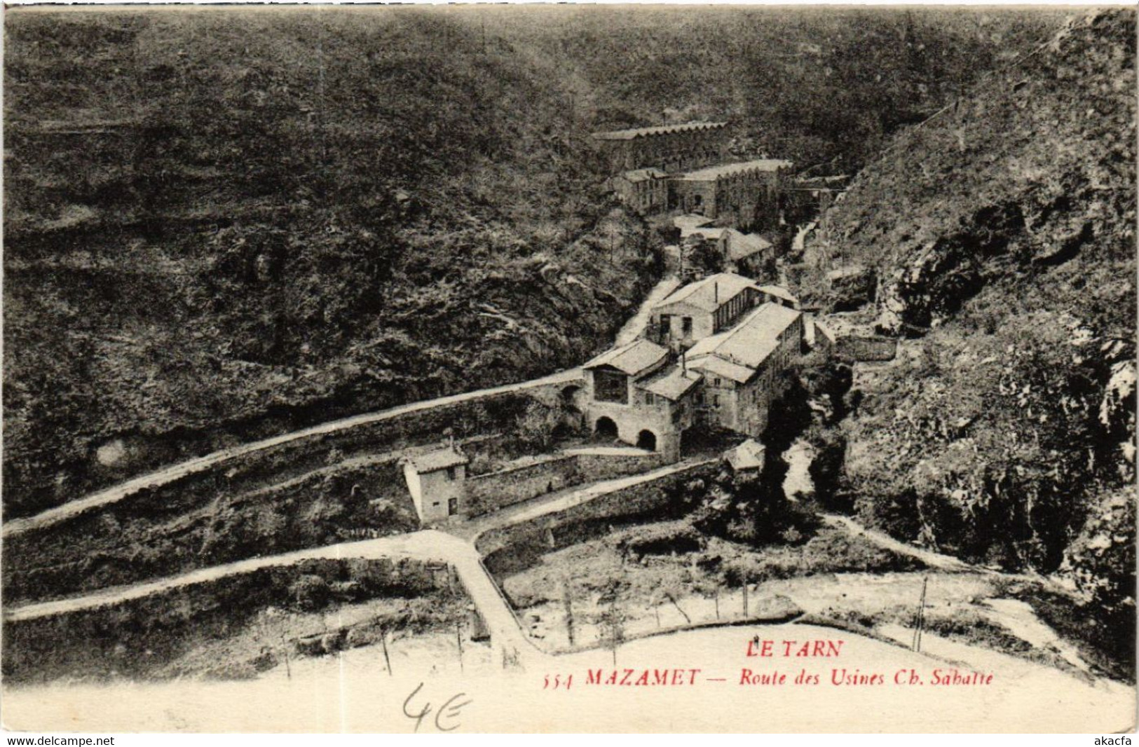 CPA MAZAMET - Route Des Usines (477636) - Mazamet