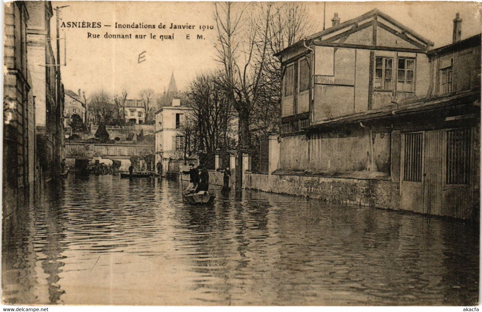 CPA ASNIERES - Inondations De Janvier 1919 (478071) - Arnières