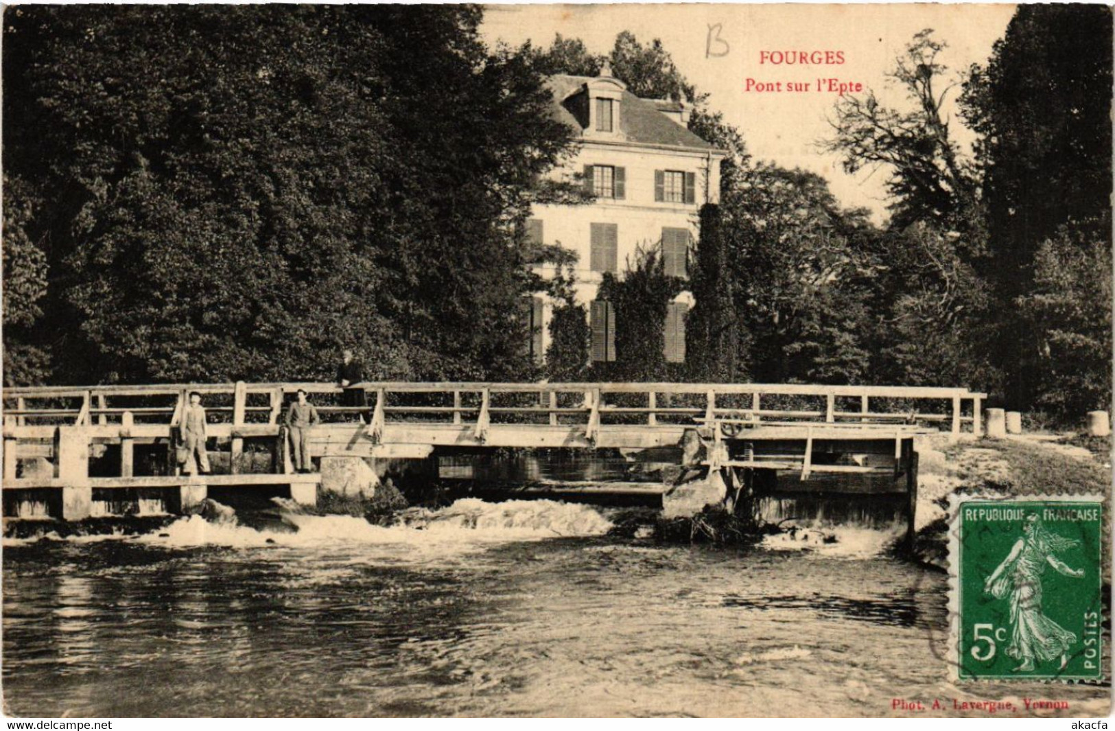 CPA FOURGES - Pont Sur L'Epte (478176) - Fourges