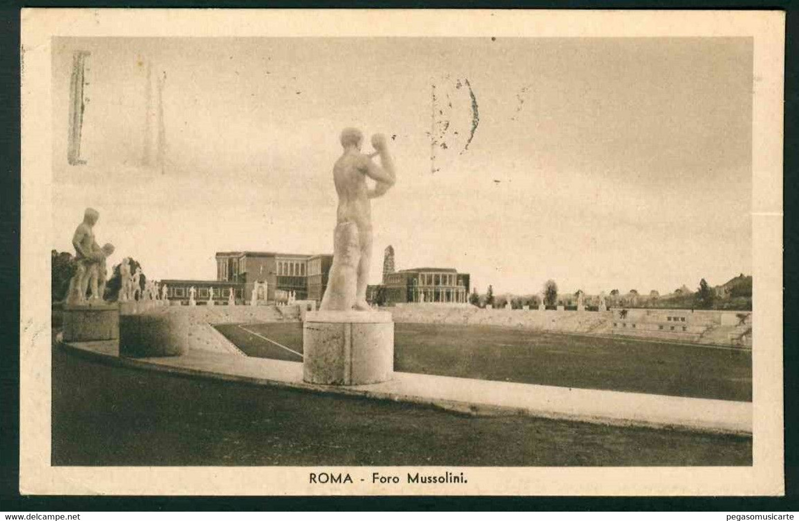 CLF042 - ROMA - FORO MUSSOLINI 1936 - STORIA POSTALE - Stades & Structures Sportives