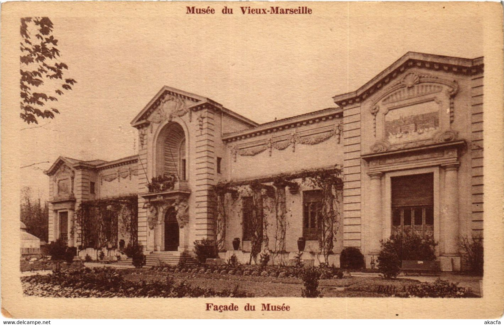 CPA MARSEILLE Musée Du Vieux MARSEILLE Facade Du Musée (404951) - Musées