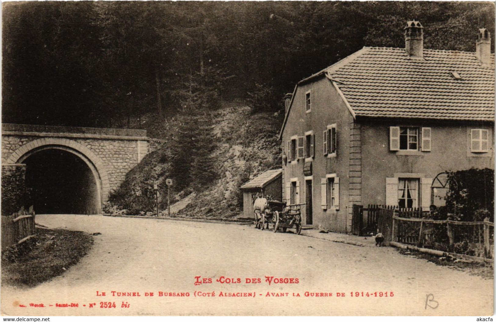 CPA Ad. Welck Le Tunnel De BUSSANG Les Cols Des Vosges (406312) - Col De Bussang