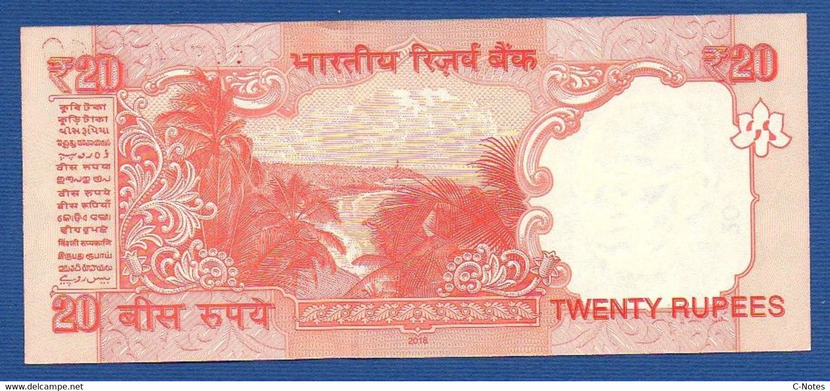 INDIA - P.103ac –  20 Rupees 2018 UNC, Plate Letter L,  Serie 58M 47095* - Inde