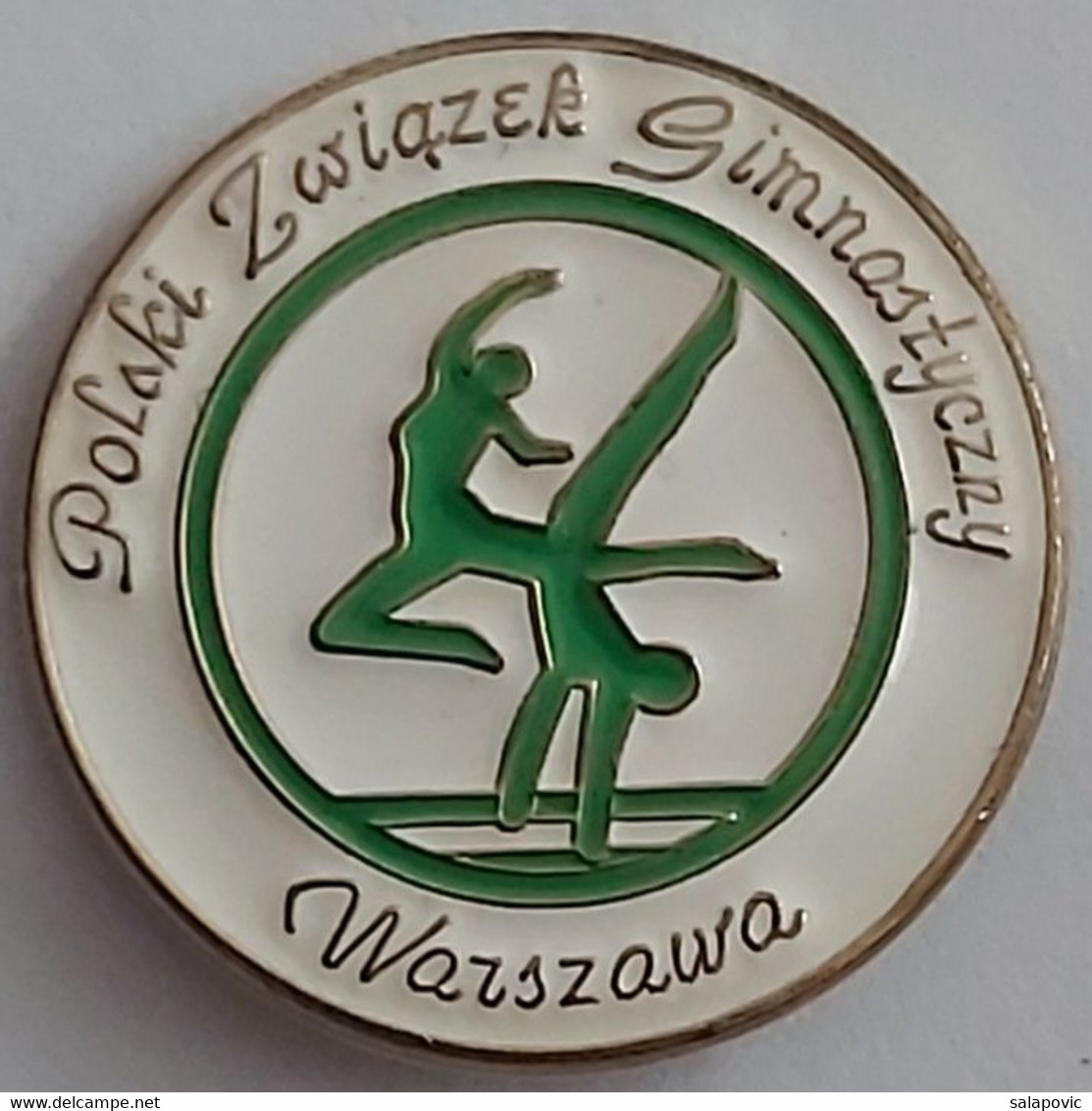 Polski Związek Gimnastyczny Warszawa Poland Gymnastics Federation Association Union  PIN A11/5 - Gymnastique