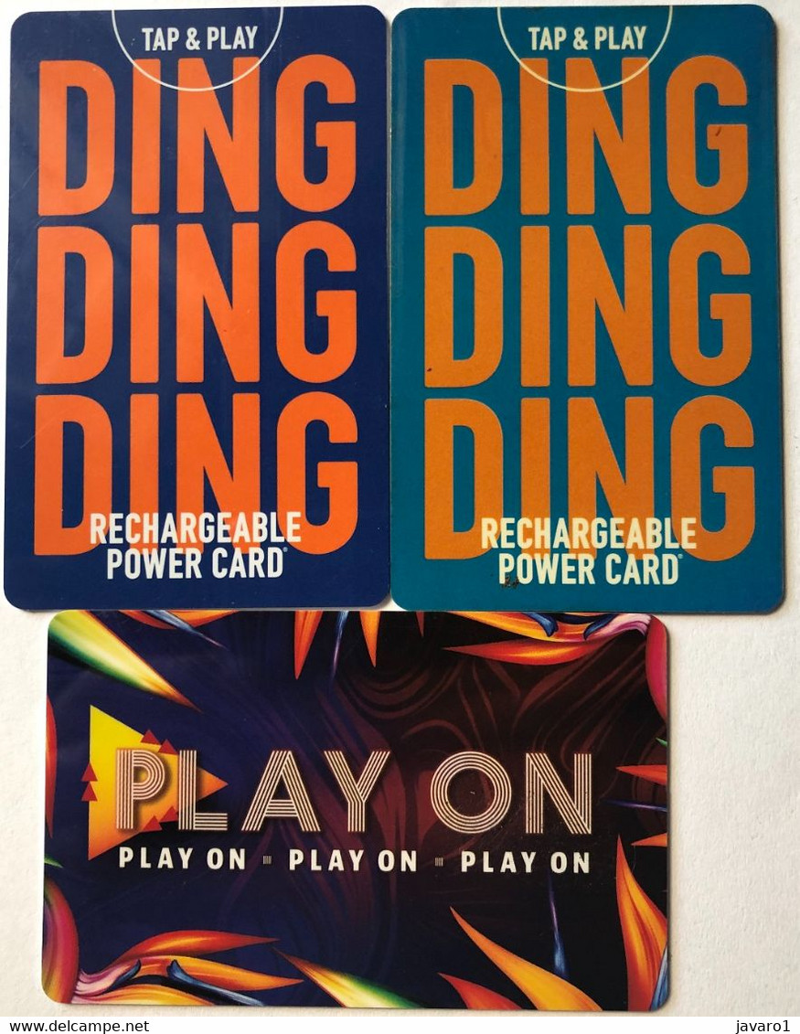 3 CASINO Cards As Pictured - Casinokaarten