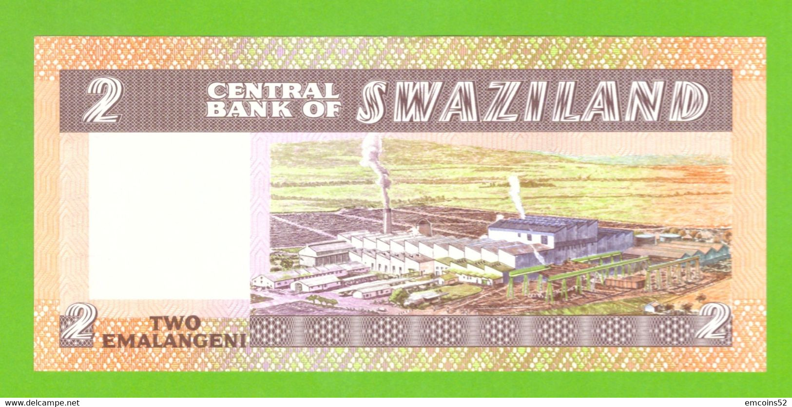 SWAZILAND 2 EMALANGENI 1984  P-8b  UNC - Swasiland