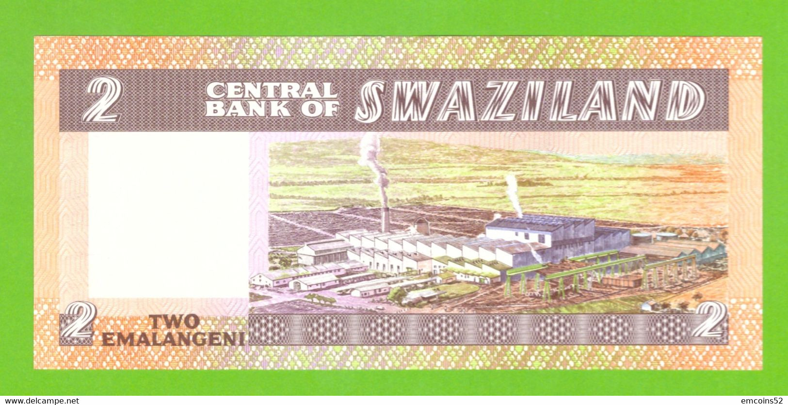SWAZILAND 2 EMALANGENI 1984  P-8b  UNC - Swaziland