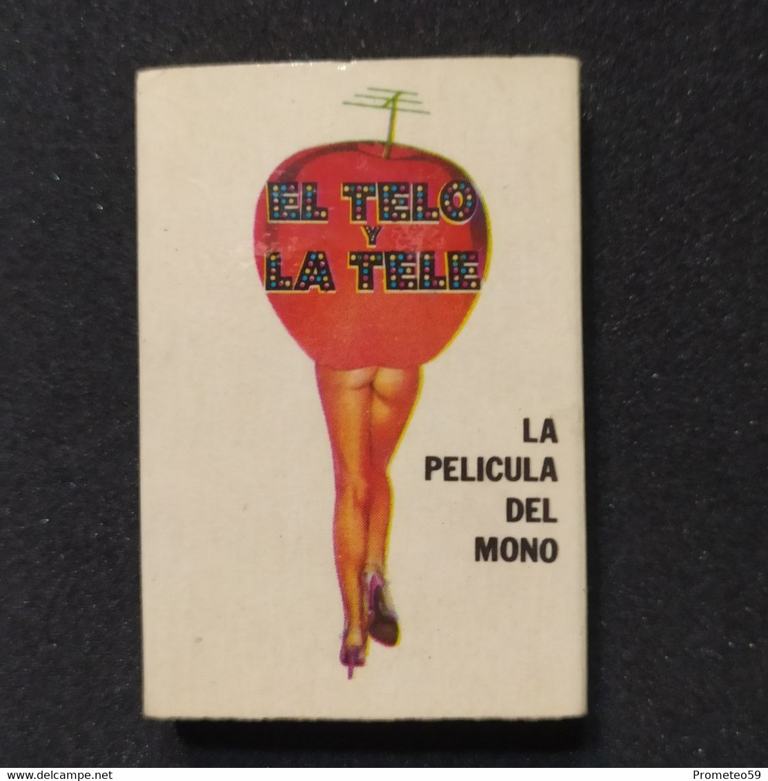 Caja Fòsforos Propaganda Pelìcula Argentina "El Telo Y La Tele" - Año 1985 - Boites D'allumettes